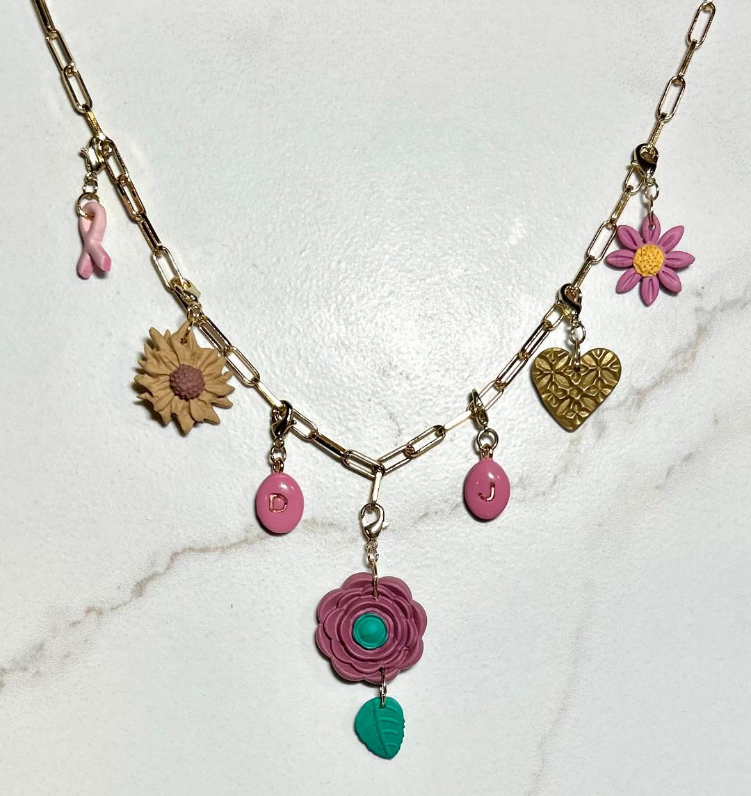 Custom, build your own Chunky Charm Necklace pick your charms to make it your own