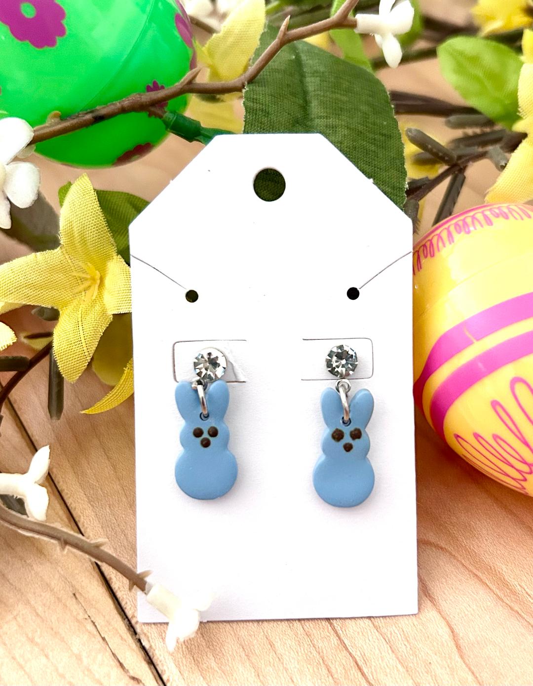 Easter Peep Earrings Marshmallow candy