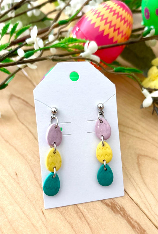 Easter egg chain dangles