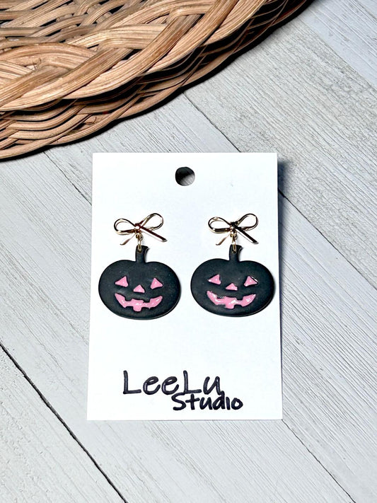 Black and Pink Jack O Lanterns