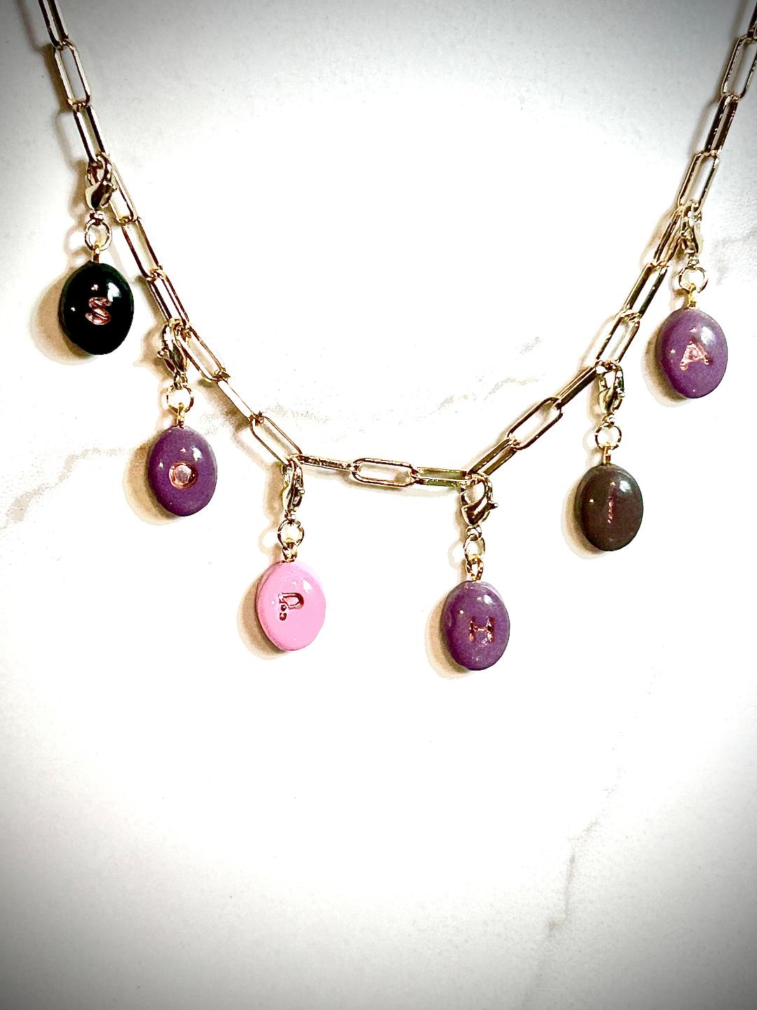 Custom, build your own Chunky Charm Necklace pick your charms to make it your own
