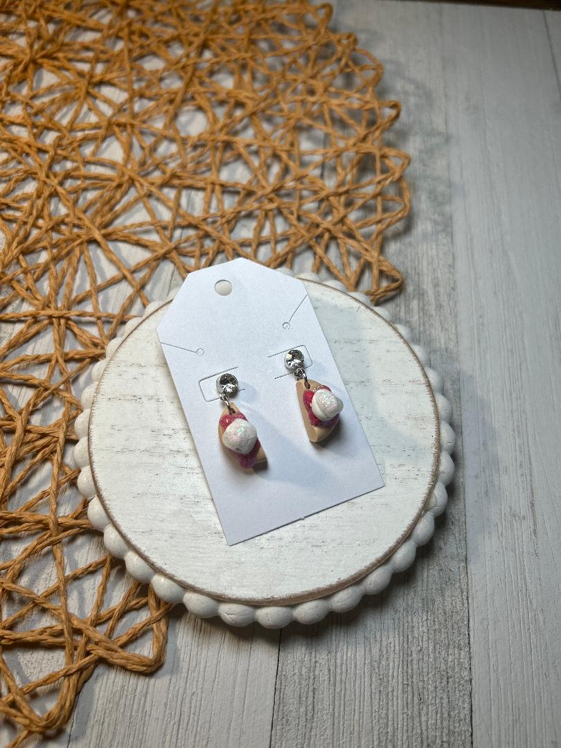 SCRATCH THAT!  Strawberry Shortcake earrings