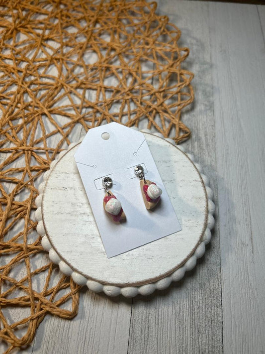 SCRATCH THAT!  Strawberry Shortcake earrings