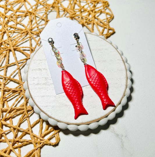 Swedish Fish Earrings